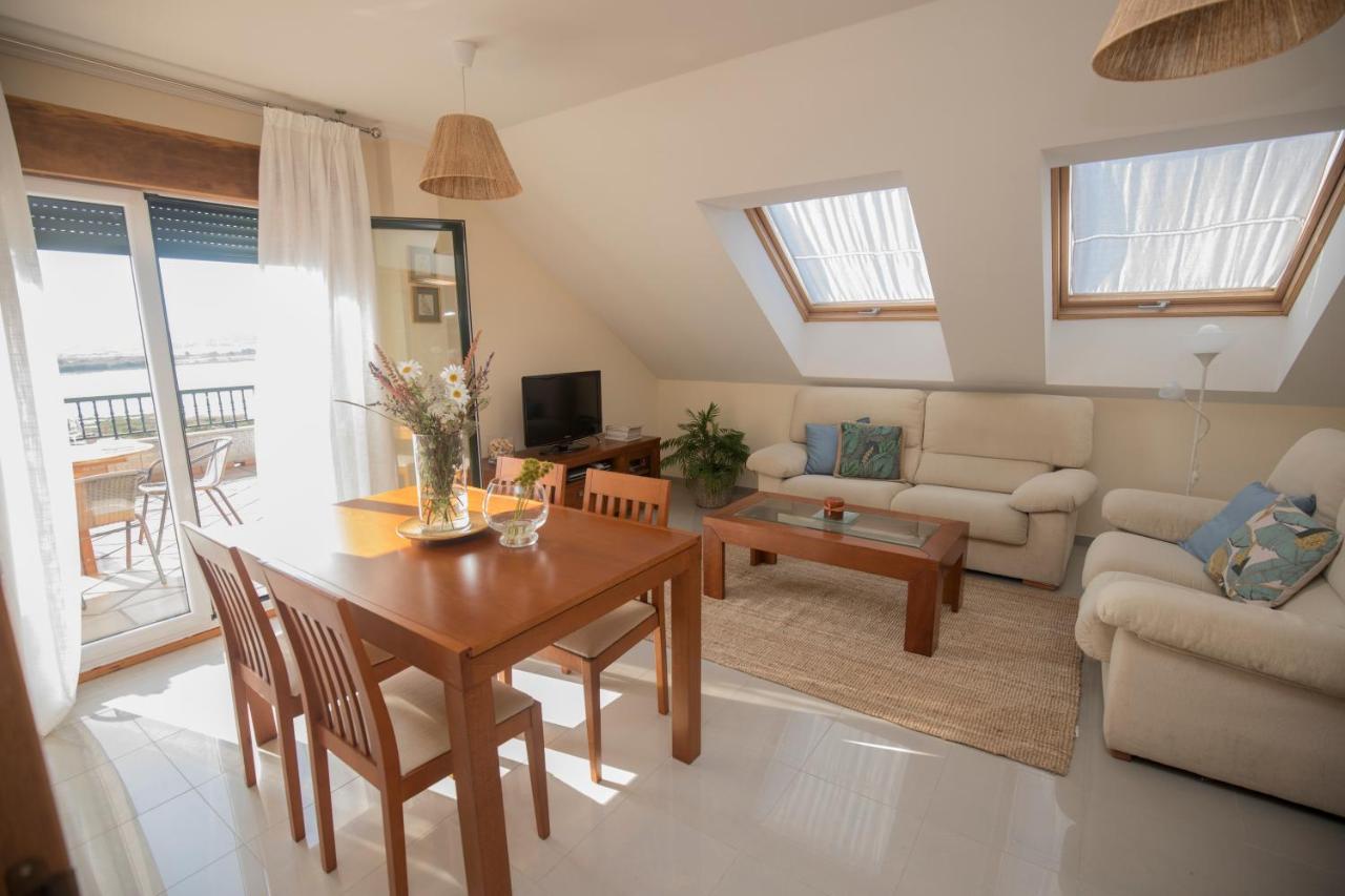 Ferienwohnung Atico Con Vistas A La Lanzada Playa de la Lanzada Exterior foto
